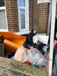 post repairs rubbish post renovation rubbish. SW11 - removed for £100