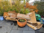 large flat cardboard boxes A few large flat pack cardboard boxes. They’ve got wet in the rain. In the front garden and easy to fold and move. TW3 - removed for £47