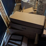 Cardboard boxes, packaging cardboard boxes, polystyrene, packaging, cables etc. Please arrange date and time with my customer NN5 - removed for £47