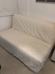 Sofa bed An ikea sofa bed. Good condition. One broken slat but easily fixable. An additional cover. N1 - removed for £107