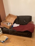 leather sofa sofa (ignore other stuff shown in photo) SW9 - removed for £86