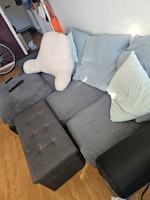 Sofa collected by M&V waste Clearance