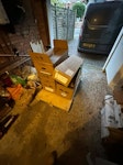 Boxes and pallet Wooden pallet and boxes TW9 - removed for £75
