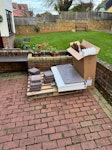 pallet, radiator, bricks, box pallet, radiator, bricks, box SS6 - removed for £100