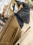 chairs general waste cardboard 2 Office chairs in OK condition, 4 bags of general waste, 3 - 4 bags of flattened cardboard. SW16 - removed for £107