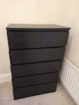 Chest of drawers and footstool Footstool and chest of drawers sitting out by the rubbish SE5 - removed for £86
