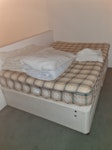 2 double beds& Mattress, woode 2 Double beds & Mattres, table, small washing machine, one sideboard. SW6 - removed for £214