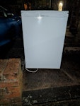 fridge and washing machine small refrigerator (which has been sat outside for a few days) and a washing machine LE67 - removed for £100