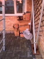 Boxes & solar install waste collected by Pat Smith Environmental Ltd