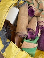 Wardrobe pieces, carpet collected by Kentwise Waste