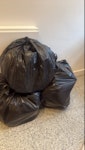 3 bin bags with household wast regular household waste in 3 bin bags. SW7 - removed for £23
