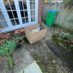 Boxes with rubbish box with solar install rubbish TW1 - removed for £47