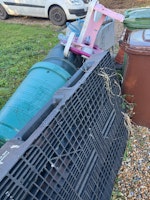 Plastic garden waste collected by Wasted