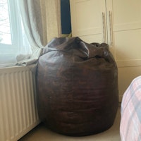 One very large bean bag chair collected by Perkins&Sons clearance &removals