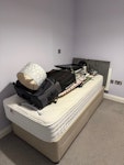 Single bed and small items Single bed with drawers and mattress plus a few other small items, e.g. ironing board etc. WS13 - removed for £143