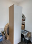 Cupboard and metal poles I've just moved in and have unwanted materials. The measurements of the cupboard is 20cm x 50cm x 60cm. The pole is very long probably over a metre. And the other pole is heavy and about 60cm long SK1 - removed for £64
