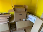 cardboard boxes mostly ikea cardboard boxes from moving in B16 - removed for £71