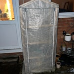 Garden Furniture Tools & Waste x2 Cream Garden Lounge Chairs
x2 Large Black Wheeled Containers
x1 Lawnmower
x1 Strimmer
Various garden tools, pots and waste. B90 - removed for £0