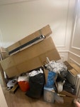 boxes, shower door, waste boxes, shower door, waste TW11 - removed for £94