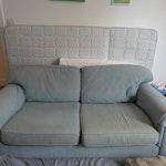 2 seater sofa & double mattres 2 seater sofa that can open to a double bed side and a double size mattress (behind the sofa in the pics) SW2 - removed for £93