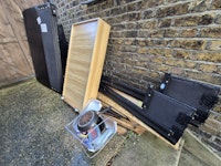 Bed, wood, felt, plastic collected by S.B Waste Removals