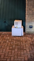 Metal washing machine x 2 collected by clear that services
