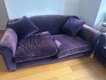 3 seater sofa 3 seater velvet sofa. NW6 - removed for £171