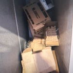 3x chairs multiple card board Betfred shop 2495: 3x stools multiple cardboard tbank you SM5 - removed for £107