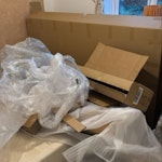 mattress and bed packaging just bought a new bed and a mattress and it’s all the cardboard and plastic packaging from them SE23 - removed for £71