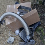 Old gas fire metal, cardboard few bags of light waste GU6 - removed for £86