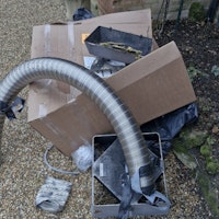 Old gas fire collected by Perkins&Sons clearance &removals