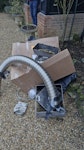 Old gas fire metal, cardboard few bags of light waste GU6 - removed for £86
