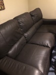 3 seater/recliner/single divan Large leather 3 seater recliner sofa.
1 recliner.
1 single bed (divan). CH2 - removed for £150
