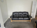 2 x 3 seater sofas 2 x sofas - very dark brown

L205cm W95cm H86cm

Both sofas are exactly the same and in very good condition. ME16 - removed for £130