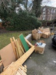 recyclable waste and wood wood, boxes ect SE26 - removed for £143