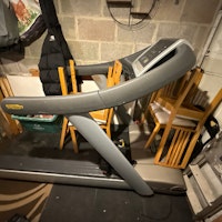 Commercial treadmill collected by AJD man and van