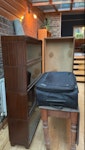 Table, rug, bookcase bed draw all could be reused except suitcase N19 - removed for £119