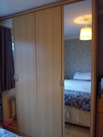 double wardrobe and 6 draw che large doublewardrobe with shelves and  chest

 of drawers OL10 - removed for £130