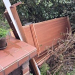 built-in wardrobes (junked) remains of two built in wardrobes - mirrored door, sides, drawers etc NW6 - removed for £79