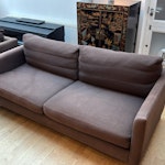 3 seater sofa and loveseat One three seater sofa and one love seat in brown linen material TW9 - removed for £117
