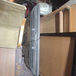 Mixed items for disposal 1X TABLE TOP 
2X WOODEN PICTURE FRAMES
1X 37 INCH TV
1X MINI IKEA ARMCHAIR
1X HOOVER
1X PRINTER
1X WII BOARD 
4X WOODEN CHAIRS
1X BOX ASSORTED WOOD SLATS E16 - removed for £117