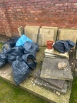 bags of rubble and covers 10 bags of rubble and plastic covers PO13 - removed for £86