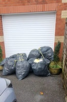 10 Bags of expanding foam collected by M & J Waste Management Ltd