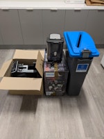 Broken coffee machines collected by Rid Junk Ltd