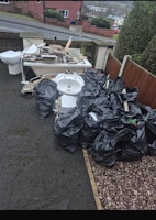 Bathroom removal collected by LJ skip hire ltd