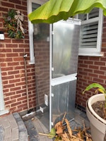 Fridge freezer collected by Easy Junk