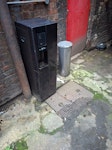 Waste removal remove 2x metal bins 1x shelf and 1x drink machine SE1 - removed for £120