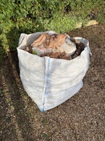 Bag of rubble collected by Rubbish And Waste Clearance Portsmouth