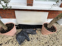 Dismantled bed parts collected by S.B Waste Removals