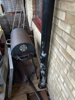 7 itens: old table, bbq, other collected by The Mess Man ltd